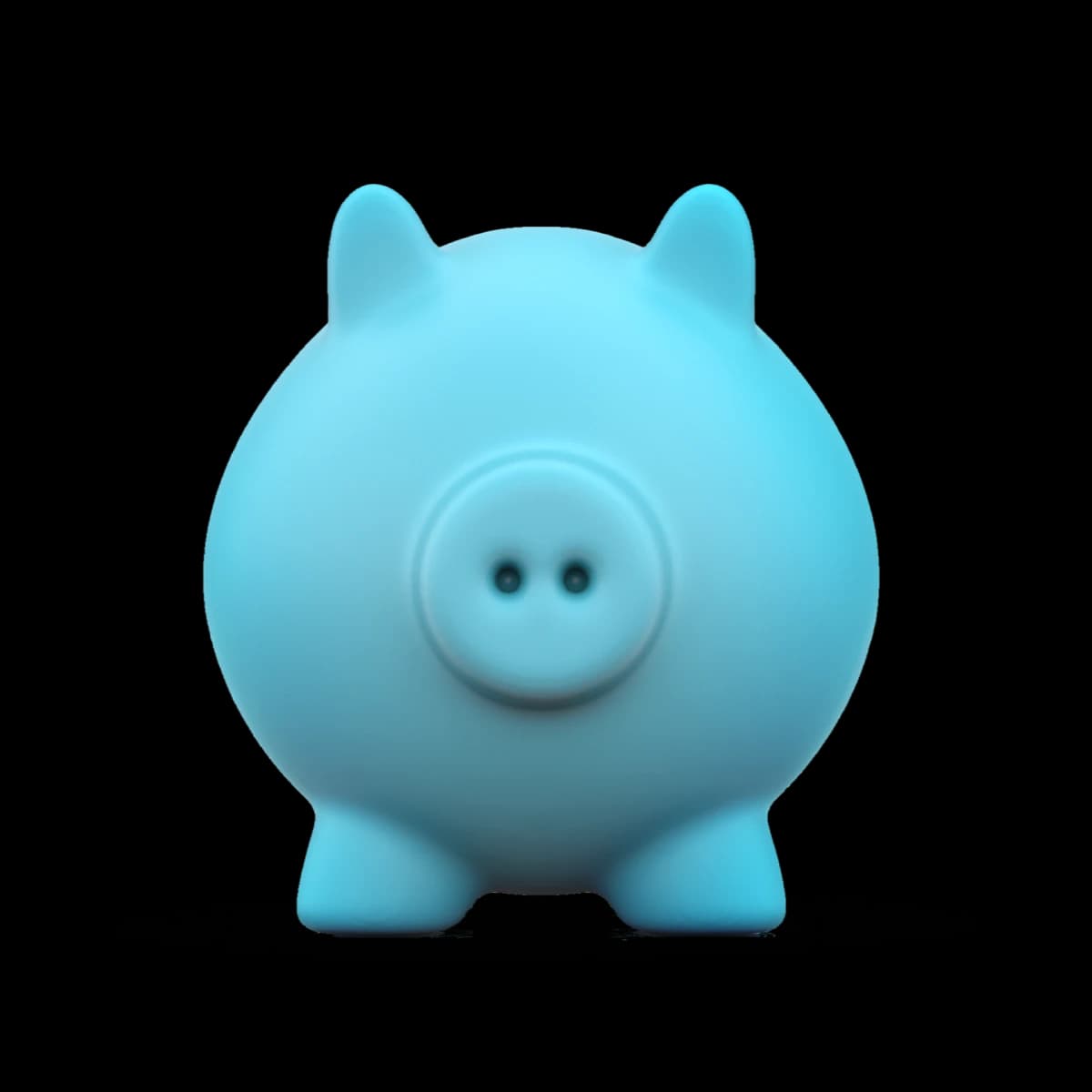 Representación 3D de una alcancía