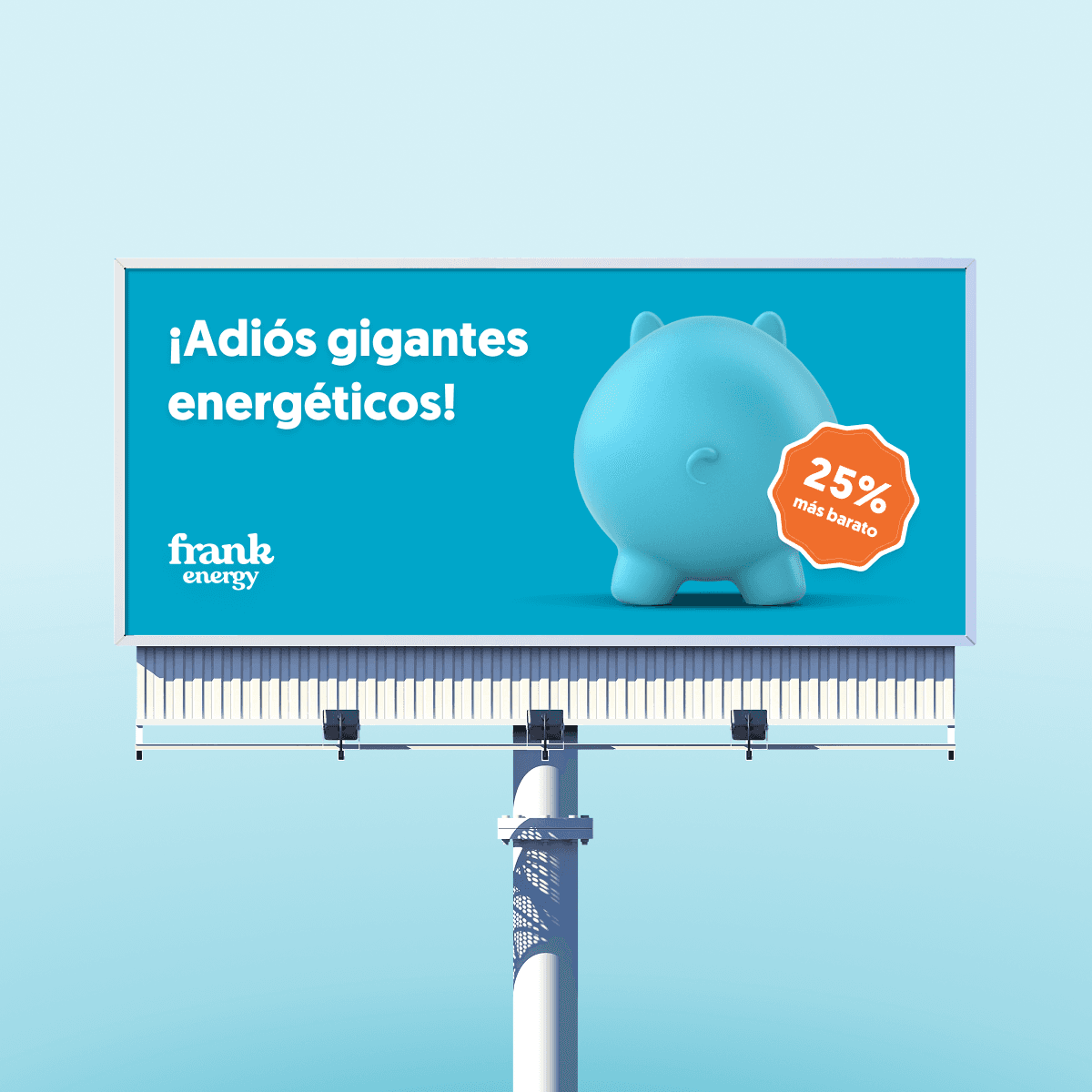 Frank Energy Billboard - bye bye energy giants